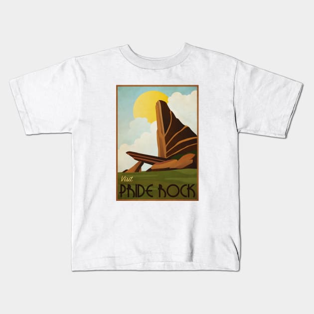 Visit Pride Rock Kids T-Shirt by Woah_Jonny